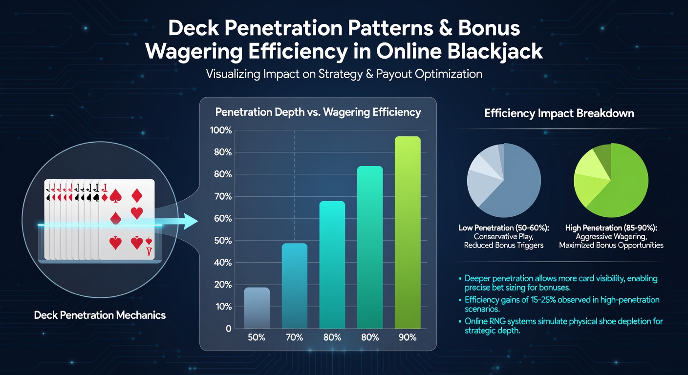 Analyse von Bonus-Wettmustern in Verbindung mit Deck-Penetration in Blackjack-Turnieren