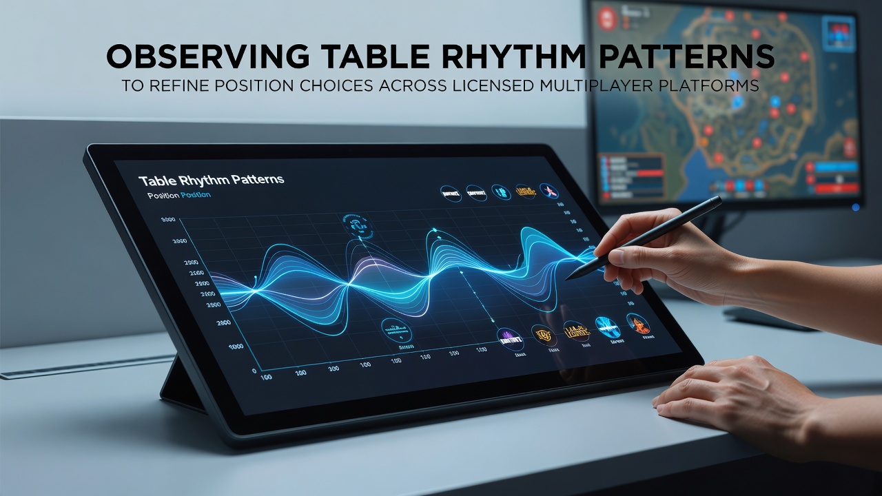 Darstellung eines Blackjack-Tisches mit sichtbaren Rhythmusmustern und Spielerpositionen in einer lizenzierten Online-Plattform