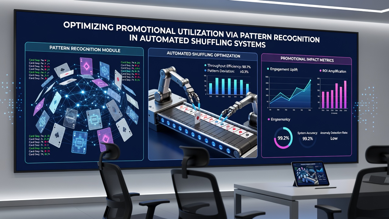 Datenanalyse-Dashboard mit Shuffle-Mustern und Promotion-Optimierung in einem Casino-Setting