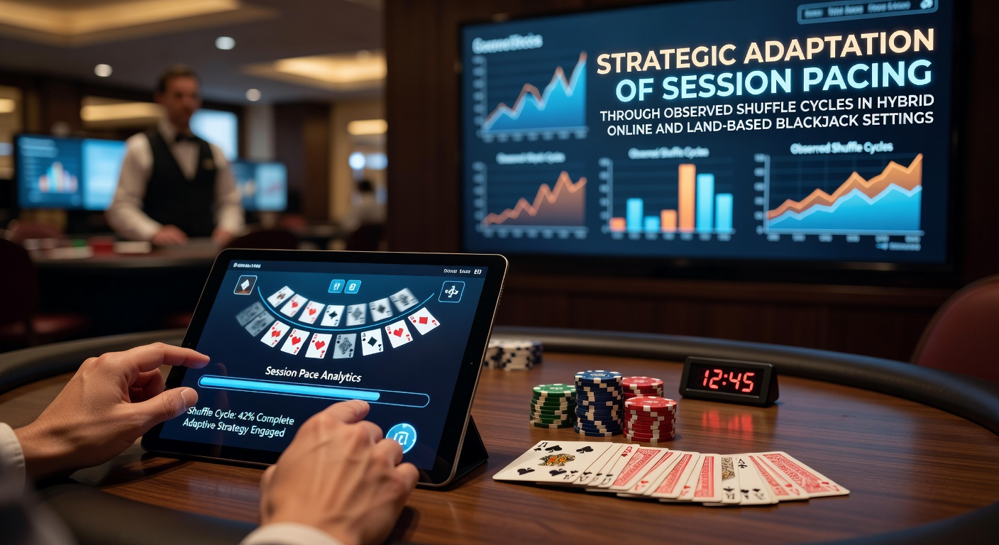 Darstellung von Shuffle-Zyklen und Session-Pacing in Blackjack-Tischen mit Online- und Landbasierten Elementen