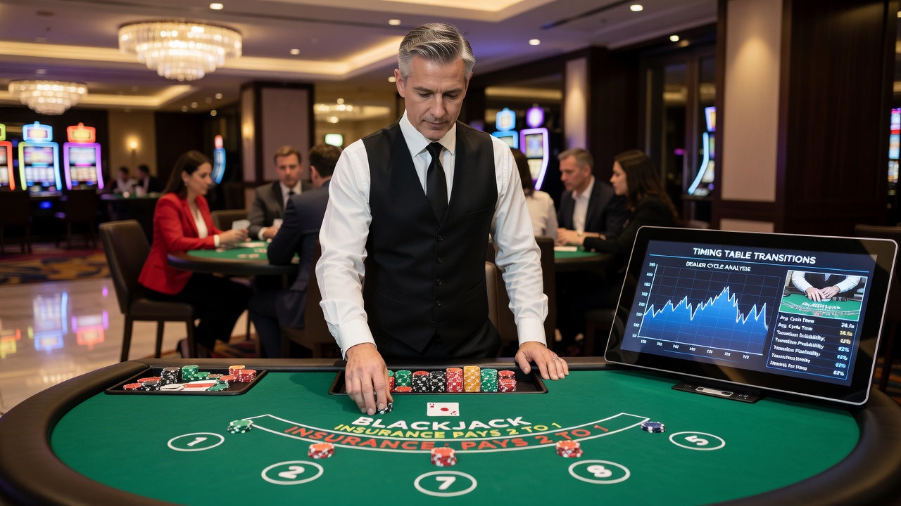 Analyse von Timing-Mustern bei Tischwechseln in einem Live-Blackjack-Setting